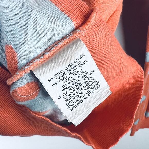 Moth Peach Polka Dot Sweater XS - Picture 4 of 8